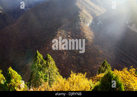 Mian Shan (Mian Mountain), near Pingyao, Shanxi, China Stock Photo