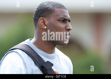 Mar. 31, 2010 - Los Angeles, California, U.S - 31 March 2010:  USC's Will Harris at USC's college football pro-day, on Cromwell Field and Loker Stadium on the campus of USC in Los Angeles, California..Mandatory Credit: Andrew Fielding / Southcreek Global (Credit Image: © Andrew Fielding/Southcreek Global/ZUMApress.com) Stock Photo