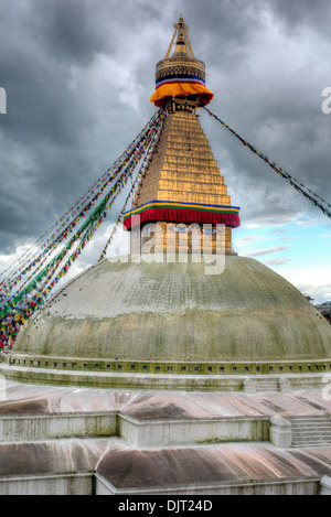 Boudhanath stupa, Kathmandu, Nepal Stock Photo