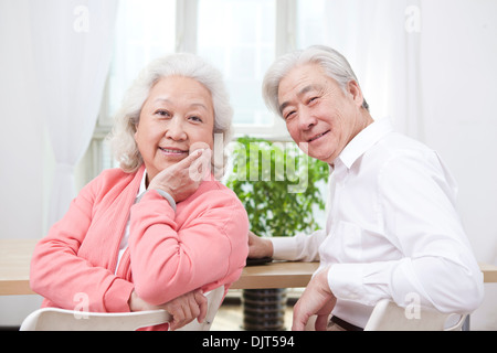 Portrait of senior couple Stock Photo
