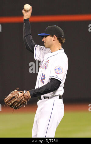NY Mets Outfielder Jeff Francoeur (#12). The Cubs defeated the Mets 9-3 in  the game at Citifield, Flushing, NY. (Credit Image: © Anthony  Gruppuso/Southcreek Global/ZUMApress.com Stock Photo - Alamy