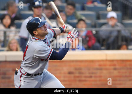 Atlanta Braves Infielder Martin Prado (#14) leaps for the catch. The Mets  defeated the Braves 5-2 in the game at Citifield, Flushing, NY. (Credit  Image: © Anthony Gruppuso/Southcreek Global/ZUMApress.com Stock Photo -  Alamy
