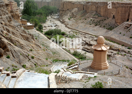 Yuilin valley and grottoes, Gansu province, China