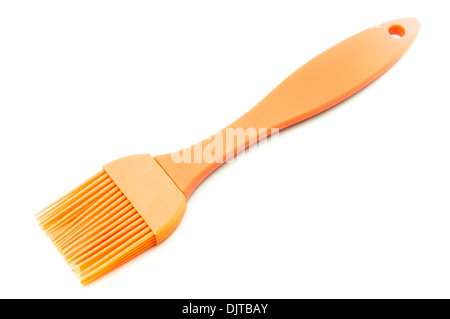 basting brush on a white background Stock Photo