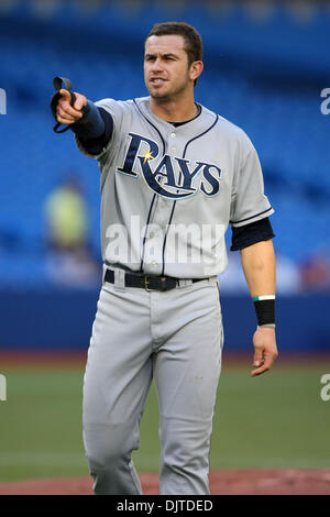 Jul 24, 2009 - Toronto, Ontario, Canada - Tampa Bay Rays EVAN LONGORIA up  to bat against the Toronto Blue Jays at the Rogers Centre in Toronto, ONT.  The Blue Jays lost