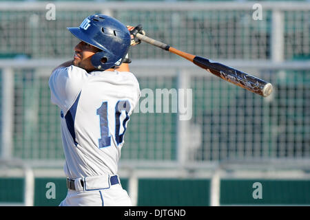 St. Thomas University Bobcats INF Alvaro Bastos (10). The 14th ranked Miami Hurricanes defeated the St. Thomas University Bobcats 9-6 at Alex Rodriguez Park in Coral Gables, Florida. (Credit Image: © Ron Hurst/Southcreek Global/ZUMApress.com) Stock Photo