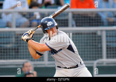 St. Thomas University Bobcats INF Ozzie Sanchez (33). The 14th ranked Miami Hurricanes defeated the St. Thomas University Bobcats 9-6 at Alex Rodriguez Park in Coral Gables, Florida. (Credit Image: © Ron Hurst/Southcreek Global/ZUMApress.com) Stock Photo