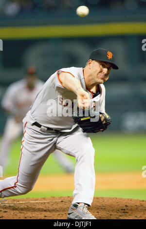 Giants pitcher Brian Wilson closes out the ninth inning as the San  Francisco Giants beat the Los Angeles Dodgers at AT&T Park on Tuesday.  (Michael Macor/San Francisco Chronicle via AP Stock Photo 