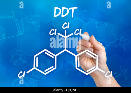 SOLVED: Give the structural formula and IUPAC name of DDT.