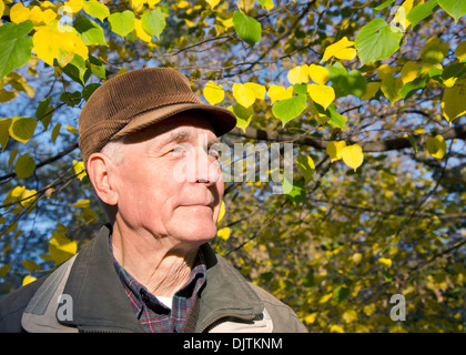 The senior man portrait Stock Photo