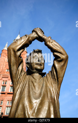 Brian Howard Clough ,Bronze Statue Speakers Conner Nottingham,UK. Stock Photo