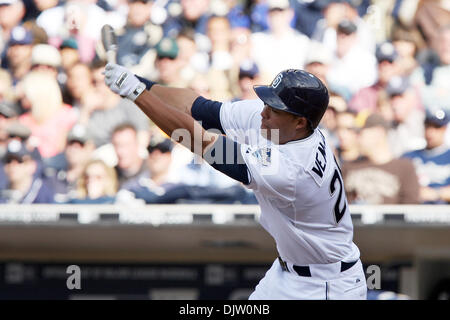 San Diego Padres Chase Headley greeted by team after grand…