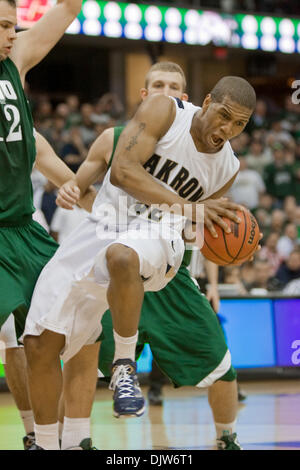 13 March 2010: Akron Zips Zeke Marshall (44) during the NCAA college ...