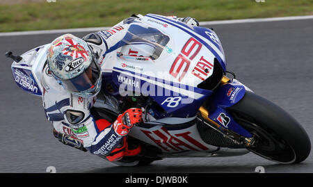 Oct 1, 2010 - Motegi, Tochigi, Japan - Fiat Yamaha MotoGP rider