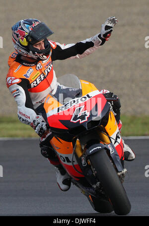 Oct 03, 2010 - Motegi, Tochigi, Japan - Honda MotoGP rider HIROSHI