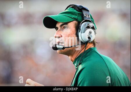 Oct. 30, 2010 - Austin, Texas, United States of America - Baylor Head Coach Art Briles in action during the game between the University of Texas and Baylor University. The Bears defeated the Longhorns 30-22. (Credit Image: © Jerome Miron/Southcreek Global/ZUMApress.com) Stock Photo