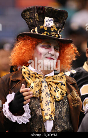 New Orleans Saints fans dress in costumes for Halloween during the game  against the Pittsburgh Steelers at the Louisiana Superdome October 31,  2010, in New Orleans.. UPI/A.J. Sisco Stock Photo - Alamy