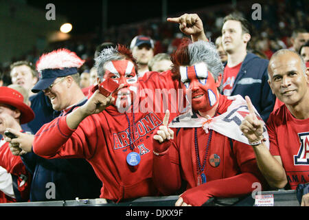 Nov. 13, 2010 - Tucson, AZ, USA - Wildcat faithful in the endzone. USC 24 - Arizona 21 (Credit Image: © Dean Henthorn/Southcreek Global/ZUMApress.com) Stock Photo