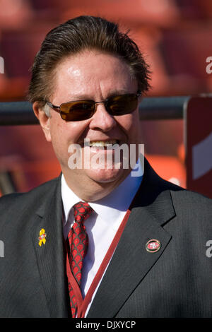 San Francisco 49ers owner John York on the sidelines before an NFL ...