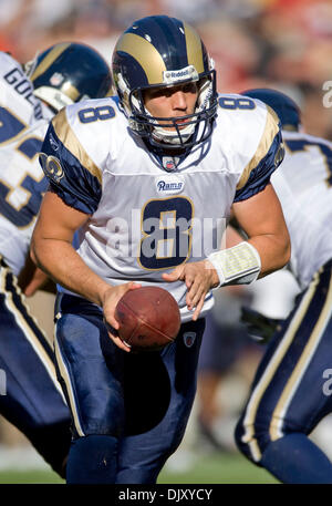 Nov. 14, 2010 - San Francisco, California, U.S. - St. Louis Rams quarterback SAM BRADFORD #8. (Credit Image: © William Mancebo/ZUMApress.com) Stock Photo