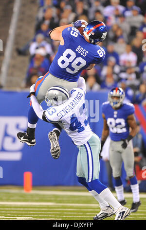 Giants #89 Tight End Kevin Boss on his touchdown in the game between ...