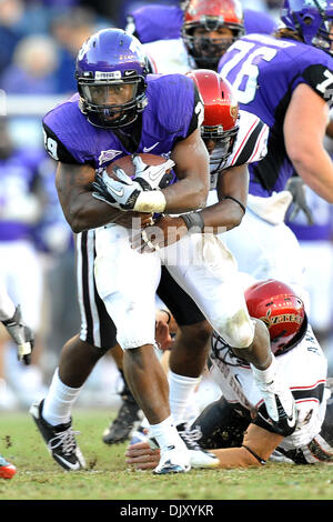 Nov. 14, 2010 - Amon G. Carter Stadium, Texas, United States of America - November 13, 2010: TCU Horned Frogs running back Matthew Tucker (29) during the game between the San Diego State University Aztecs and the Texas Christian University Horned Frogs at Amon G. Carter Stadium in Fort Worth, Texas. TCU win against over San Diego State 40-35. (Credit Image: © Patrick Green/Southcre Stock Photo