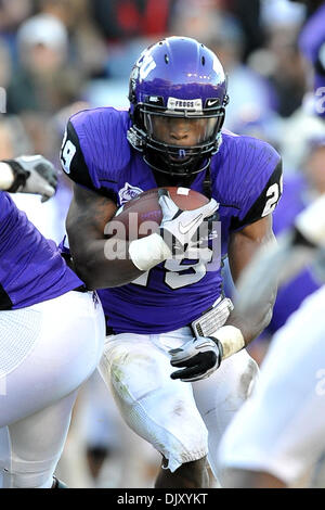 Nov. 14, 2010 - Amon G. Carter Stadium, Texas, United States of America - November 13, 2010: TCU Horned Frogs running back Matthew Tucker (29) during the game between the San Diego State University Aztecs and the Texas Christian University Horned Frogs at Amon G. Carter Stadium in Fort Worth, Texas. TCU win against over San Diego State 40-35. (Credit Image: © Patrick Green/Southcre Stock Photo