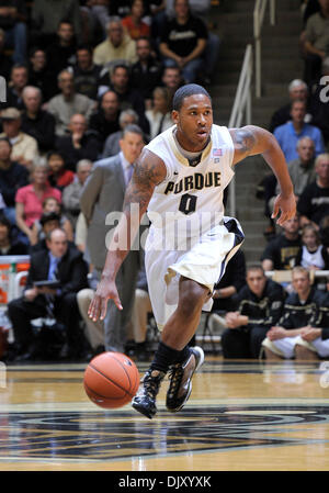 Nov. 14, 2010 - West Lafayette, Indiana, United States of America - Purdue Fr G Tyrone Johnson (0) brings the ball up the Court  in the game between Purdue and Midwestern State in Mackey Arena. (Credit Image: © Sandra Dukes/Southcreek Global/ZUMAPRESS.com) Stock Photo