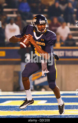 Nov. 17, 2010 - Toledo, Ohio, United States of America - Toledo Rockets quarterback Terrance Owens (#2) during second-quarter game action.  Toledo defeated arch-rival Bowling Green 33-14 at the Glass Bowl in Toledo, Ohio in the annual Battle for the Peace Pipe. (Credit Image: © Scott Grau/Southcreek Global/ZUMApress.com) Stock Photo