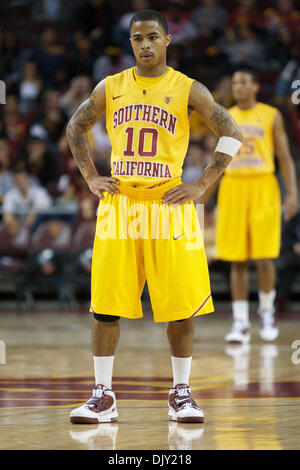 Nov. 17, 2010 - Los Angeles, California, United States of America - USC Trojans freshman guard Maurice Jones (10) scored 13 points to lead the Trojans in scoring, during a game between Rider University Broncs and the USC Trojans at the Galen Center.  The opening round of the Hall of Fame Classic.  Rider would go on to defeat USC 77-57. (Credit Image: © Tony Leon/Southcreek Global/Z Stock Photo