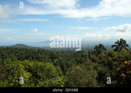 View of Manado City, Sulawesi, Indonesia Stock Photo