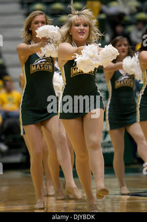 Nov. 27, 2010 - Fairfax, Virginia, United States of America - George Mason University member of the dance team performs during half time of the game against Florida Atlantic University. George Mason defeated Florida Atlantic 66-51 (Credit Image: © Charles Barner/Southcreek Global/ZUMAPRESS.com) Stock Photo