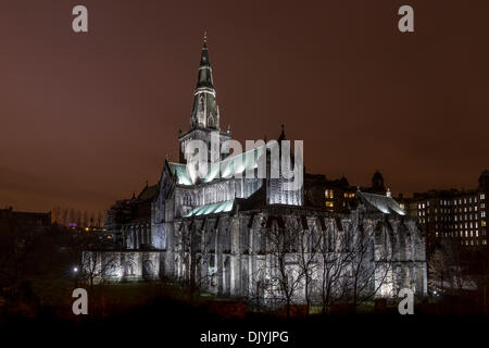 30th Nov 2013, Glasgow Cathedral, Glasgow, Scotland, UK - Special service being held today for the victims of the Clutha tragedy in Glasgow Cathedral. Paul  Stewart/Alamy News Stock Photo