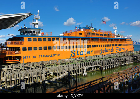 The Staten Island Ferry, New York. America Stock Photo