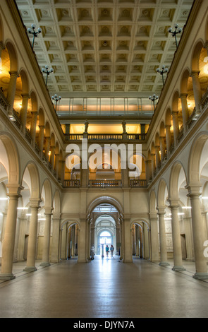 Inside of the main building of the Swiss Federal Institute of Technology in Zurich (Switzerland) Stock Photo