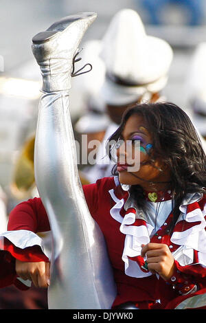 Dec. 11, 2010 - Birmingham, Al, United States of America - The Texas Southern Marching Band performs at halftime of the SWAC Championship football game between Texas Southern and Alabama State. Texas Southern beat Alabama State 11-6 at Legion Field. (Credit Image: © Jason Clark/Southcreek Global/ZUMAPRESS.com) Stock Photo