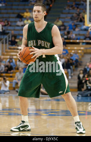 Dec. 11, 2010 - Westwood, California, United States of America - Cal Poly Mustangs center Will Donahue #44 during the Cal Poly vs UCLA game at Pauley Pavilion. The UCLA Bruins went on to defeat the Cal Poly Mustangs with a final score of 72-61. (Credit Image: © Brandon Parry/Southcreek Global/ZUMAPRESS.com) Stock Photo