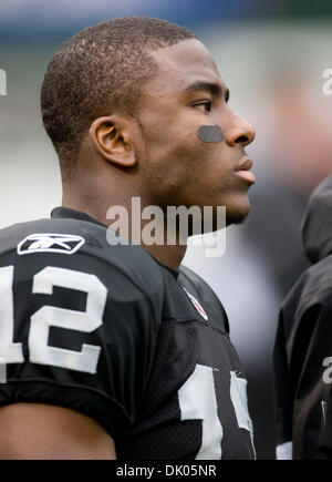 Dec. 19, 2010 - Oakland, California, U.S. - Oakland Raiders wide receiver JACOBY FORD #12. (Credit Image: © William Mancebo/ZUMAPRESS.com) Stock Photo