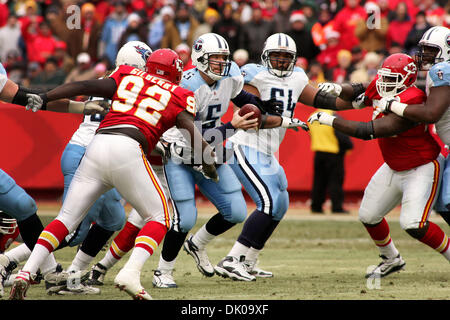 Kansas City Chiefs Wallace Gilberry during an NFL football game against the  Buffalo Bills Sunday, Oct. 31, 2010, in Kansas City, Mo. (AP Photo/Ed Zurga  Stock Photo - Alamy