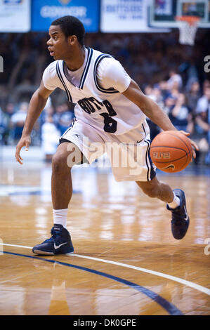 Jan. 1, 2011 - Indianapolis, Indiana, United States of America - Butler defeats Valparaiso at Hinkle Fieldhouse, Indianapolis, Indiana,  Butler  76 to 59 (Credit Image: © Mike Taylor/Southcreek Global/ZUMAPRESS.com) Stock Photo