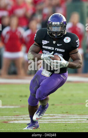 Tcu Horned Frogs Running Back Aaron Green (22) Breaks Away From Kansas 