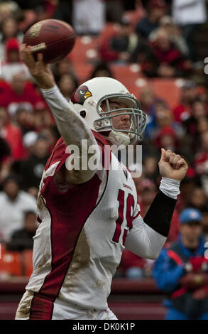 Jan. 2, 2011 - San Francisco, CA, USA - San Francisco 49ers vs Arizona Cardinals at Candlestick Park Sunday, January 02, 2011. Arizona Cardinals quarterback John Skelton #19.49ers Beat Cardinals 38 to 7 (Credit Image: © Al Golub/ZUMAPRESS.com) Stock Photo