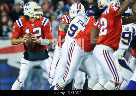 Dec. 19, 2010 - Foxborough, Massachusetts, United States of America - Tom  Brady, New England Patriots Quarterback (Credit Image: © Geoff  Bolte/Southcreek Global/ZUMAPRESS.com Stock Photo - Alamy