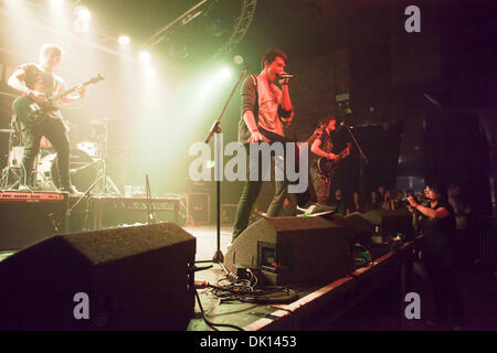 Glasgow, Scotland, UK. 30th November 2013. Irrational Fever played their album, The Dead City,  launch gig at The Garage Glasgow 30th November 2013. Credit:  Pauline Keightley/Alamy Live News Stock Photo