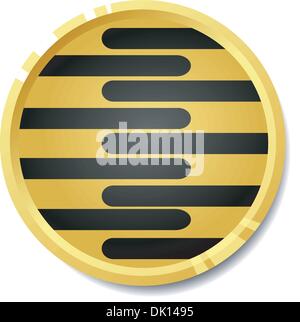 Button Stock Vector