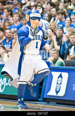 Jan. 15, 2011 - Durham, North Carolina, U.S - The Duke Blue Devil. Duke beats Virginia 76-60 at Cameron Indoor Stadium (Credit Image: © Mark Abbott/Southcreek Global/ZUMAPRESS.com) Stock Photo