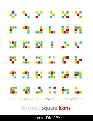 Vector abstract symbols for your design Stock Vector