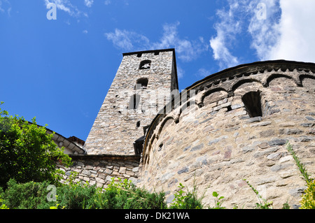 Sant Esteve church in Andorra Stock Photo