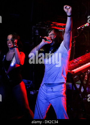 Andrew WK performs live at Revolution Live Ft. Lauderdale, Florida - 07.04.12 Stock Photo