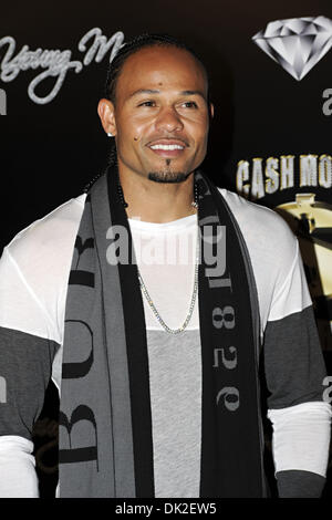 Feb. 13, 2011 - West Hollywood, California, U.S. - Oakland Athletics center fielder COCO CRISP attends the Cash Money Records Annual Pre-Grammy Awards Party at the Lot in West Hollywood on Saturday, February 12, 2011. (Credit Image: © Amy Harris/ZUMAPRESS.com) Stock Photo